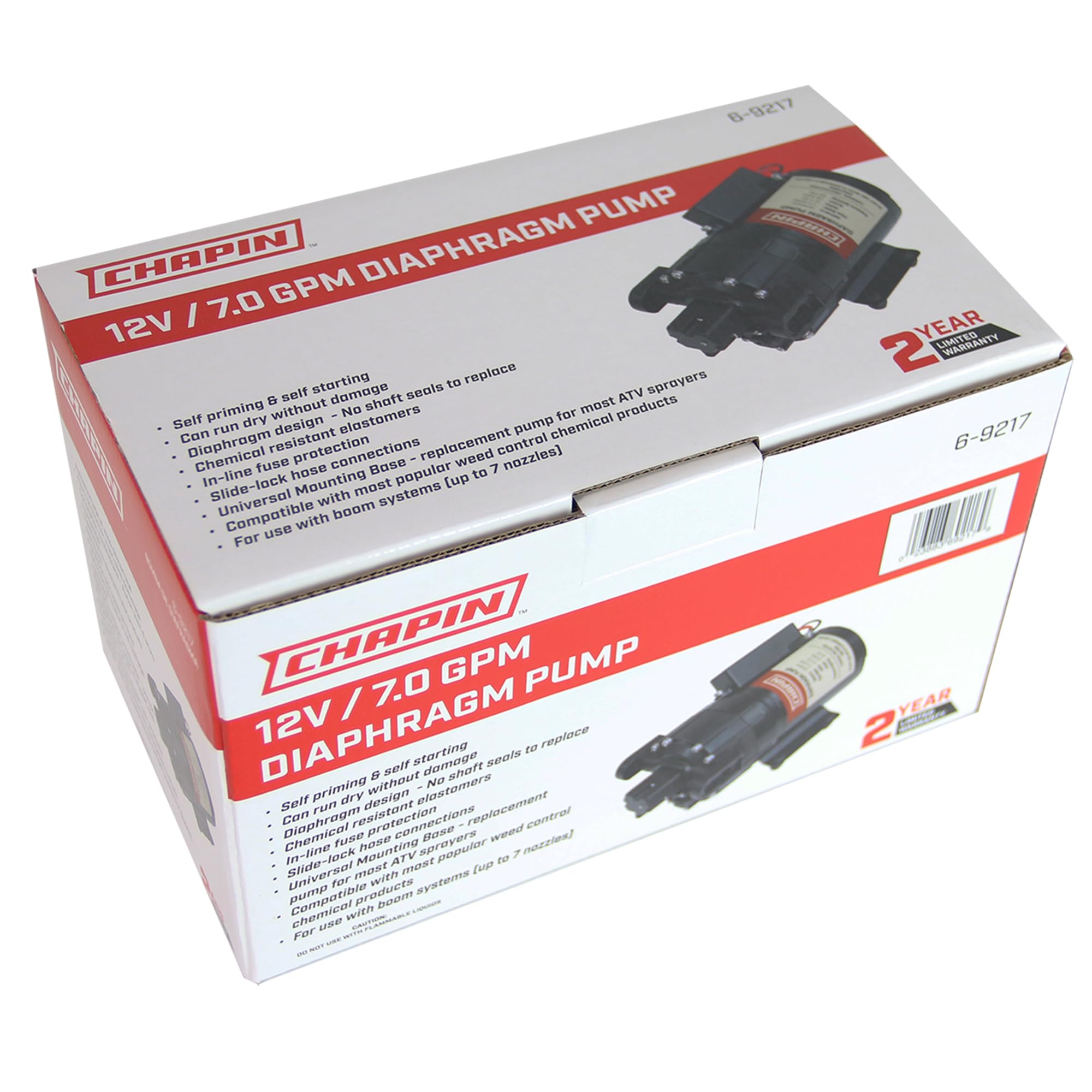 Amazon.com: Chapin 6-9217 12V/7.0 GPM 60 PSI Self-Priming